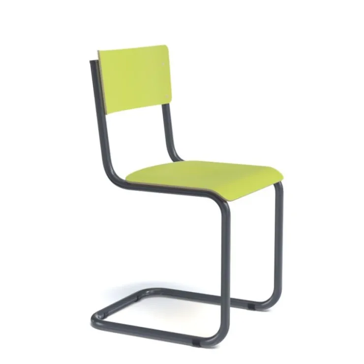 Perfecta Chaise De Cuisine*Vintage Chaise rétro style écolier avec pieds en luge