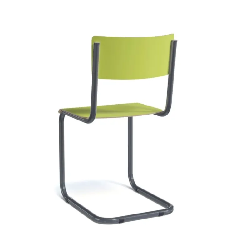 Perfecta Chaise De Cuisine*Vintage Chaise rétro style écolier avec pieds en luge