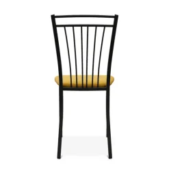 Perfecta Chaise De Salle à Manger*Viva Chaise contemporaine en métal et en tissu fabriquée en Belgique