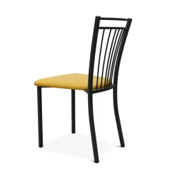 Perfecta Chaise De Salle à Manger*Viva Chaise contemporaine en métal et en tissu fabriquée en Belgique