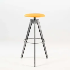 Carrier Tabouret De Bar (assise +/- 80 Cm)*Vérone ® Tabouret de bar pivotant sans dossier en synthétique et métal