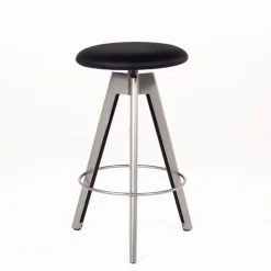 Carrier Tabouret De Bar (assise +/- 80 Cm)|Tabouret Snack (assise +/- 65 Cm)*Vérone ® Tabouret snack pivotant en synthétique et métal