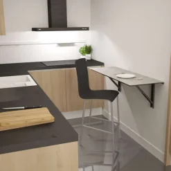 Cancio Table De Cuisine|Table Pour Petit Espace*Vulcano Table murale pliante en céramique