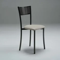 Carrier Chaise De Cuisine*Wasabi ® Chaise moderne en synthétique et métal dossier ajouré