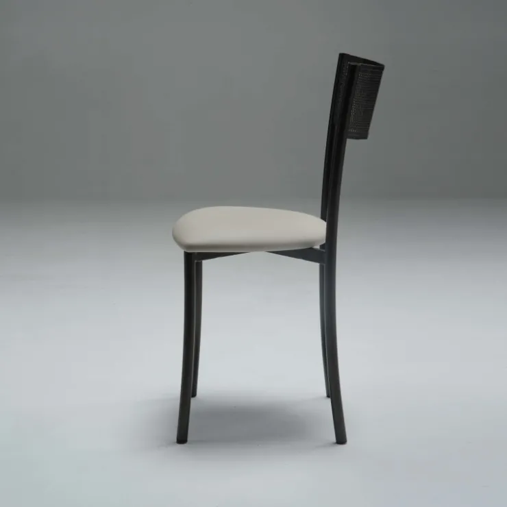Carrier Chaise De Cuisine*Wasabi ® Chaise moderne en synthétique et métal dossier ajouré