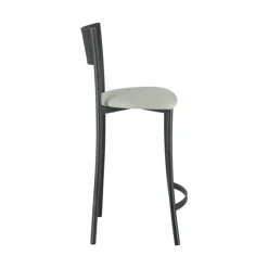Carrier Tabouret Snack (assise +/- 65 Cm)|Tabouret De Bar (assise +/- 80 Cm)*Wasabi ® Tabouret haut assise en tissu et structure en métal fabrication française