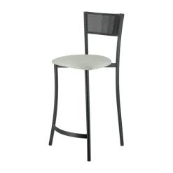 Carrier Tabouret Snack (assise +/- 65 Cm)|Tabouret De Bar (assise +/- 80 Cm)*Wasabi ® Tabouret haut assise en tissu et structure en métal fabrication française