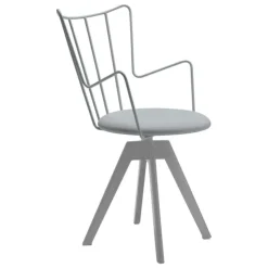 Carrier Chaise De Cuisine|Chaise De Salle à Manger*Well ® Chaise pivotante design en synthétique et métal