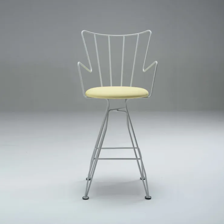 Carrier Tabouret Snack (assise +/- 65 Cm)|Tabouret De Bar (assise +/- 80 Cm)*Well ® Tabouret snack design en synthétique et métal
