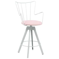 Carrier Tabouret De Bar (assise +/- 80 Cm)|Tabouret Snack (assise +/- 65 Cm)*Well ® Tabouret snack design pivotant en synthétique et métal