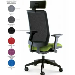Sokoa Chaise De Bureau|Fauteuil De Bureau*Wi Max Fauteuil de bureau avec dossier en résille à roulettes