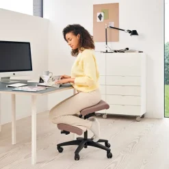 Varier Chaise De Bureau*Wing ® Siège ergonomique en tissu sur roulettes