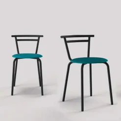 Carrier Chaise De Cuisine*Xélus ® Chaise de cuisine fabriquée en France assise ronde structure métal