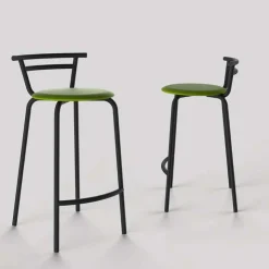 Carrier Tabouret Snack (assise +/- 65 Cm)|Tabouret De Bar (assise +/- 80 Cm)*Xélus ® Tabouret snack fabriqué en France assise ronde rembourrée et structure métal