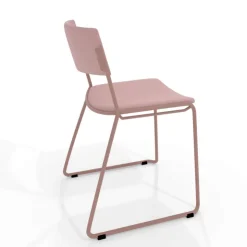 Perfecta Chaise De Cuisine|Chaise De Salle à Manger*Zoom Chaise moderne en simili avec pieds traîneau