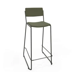 Perfecta Tabouret De Bar (assise +/- 80 Cm)*Zoom Tabouret de bar moderne en simili avec pieds traîneau