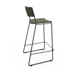 Perfecta Tabouret De Bar (assise +/- 80 Cm)*Zoom Tabouret de bar moderne en simili avec pieds traîneau