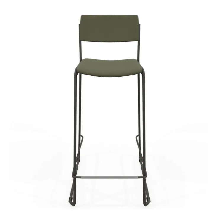 Perfecta Tabouret De Bar (assise +/- 80 Cm)*Zoom Tabouret de bar moderne en simili avec pieds traîneau