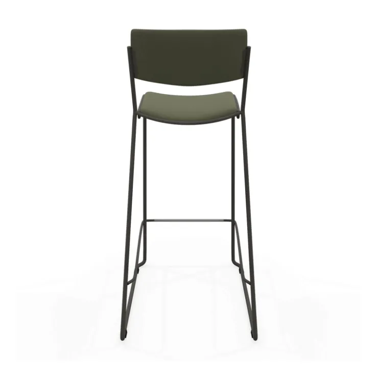 Perfecta Tabouret De Bar (assise +/- 80 Cm)*Zoom Tabouret de bar moderne en simili avec pieds traîneau