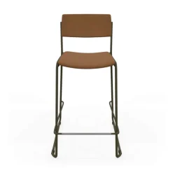 Perfecta Tabouret Snack (assise +/- 65 Cm)*Zoom Tabouret snack moderne en simili avec pieds en traîneau